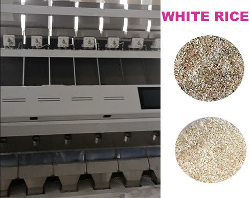 White Rice CCD Color Sorter Machine 448 Channels 7 Chutes