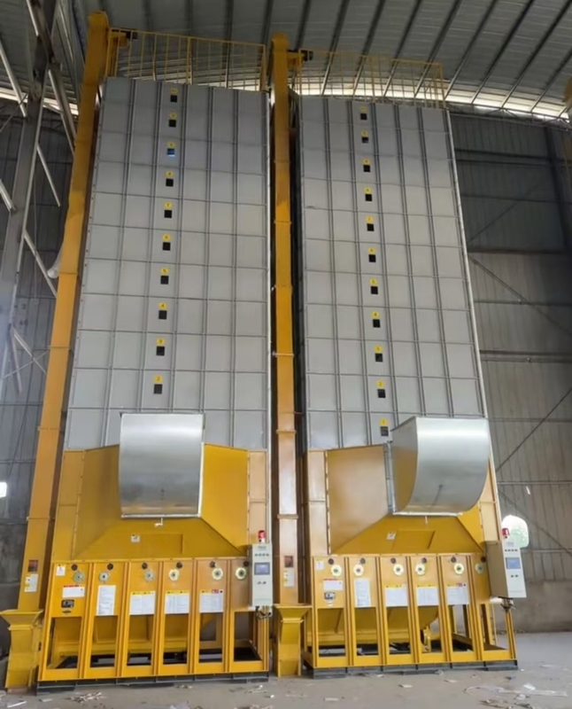 種子 小麦 玉米 米 穀物 乾燥機 70 トン/バッチ 容量 熱気温 60~130°C 16.603kw