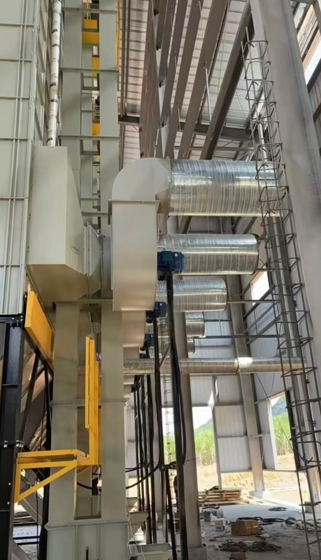 種子 小麦 玉米 米 穀物 乾燥機 70 トン/バッチ 容量 熱気温 60~130°C 16.603kw