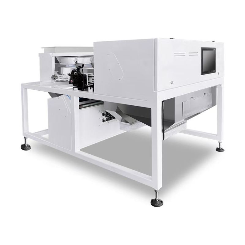 2 トン/時間 ベルト型 プラスチック片とペレットのための色分け機