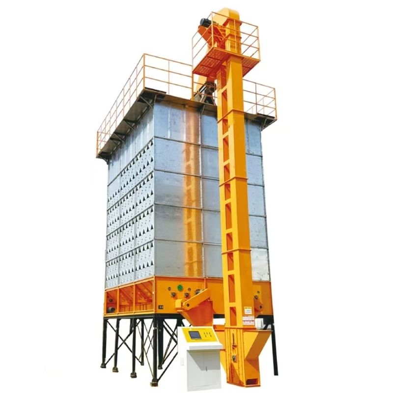 米,小麦の各バッチ 32 トン 低温ドライヤー 双気道 双循環システム