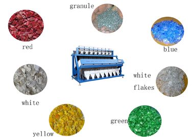 1時間あたり8トン工業用カラーソーター/ PETプラスチック選別機